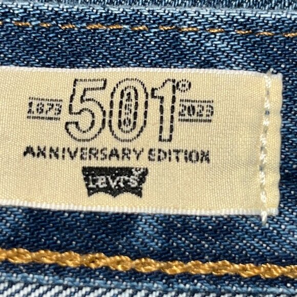 Levi's 501 - 150th Anniversary Jeans - Distressed - Size W29 L32 - Excel. Cond. - Picture 12 of 16